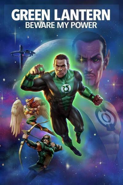 Green Lantern: Beware My Power Hindi Dubbed Movie Poster (2022)