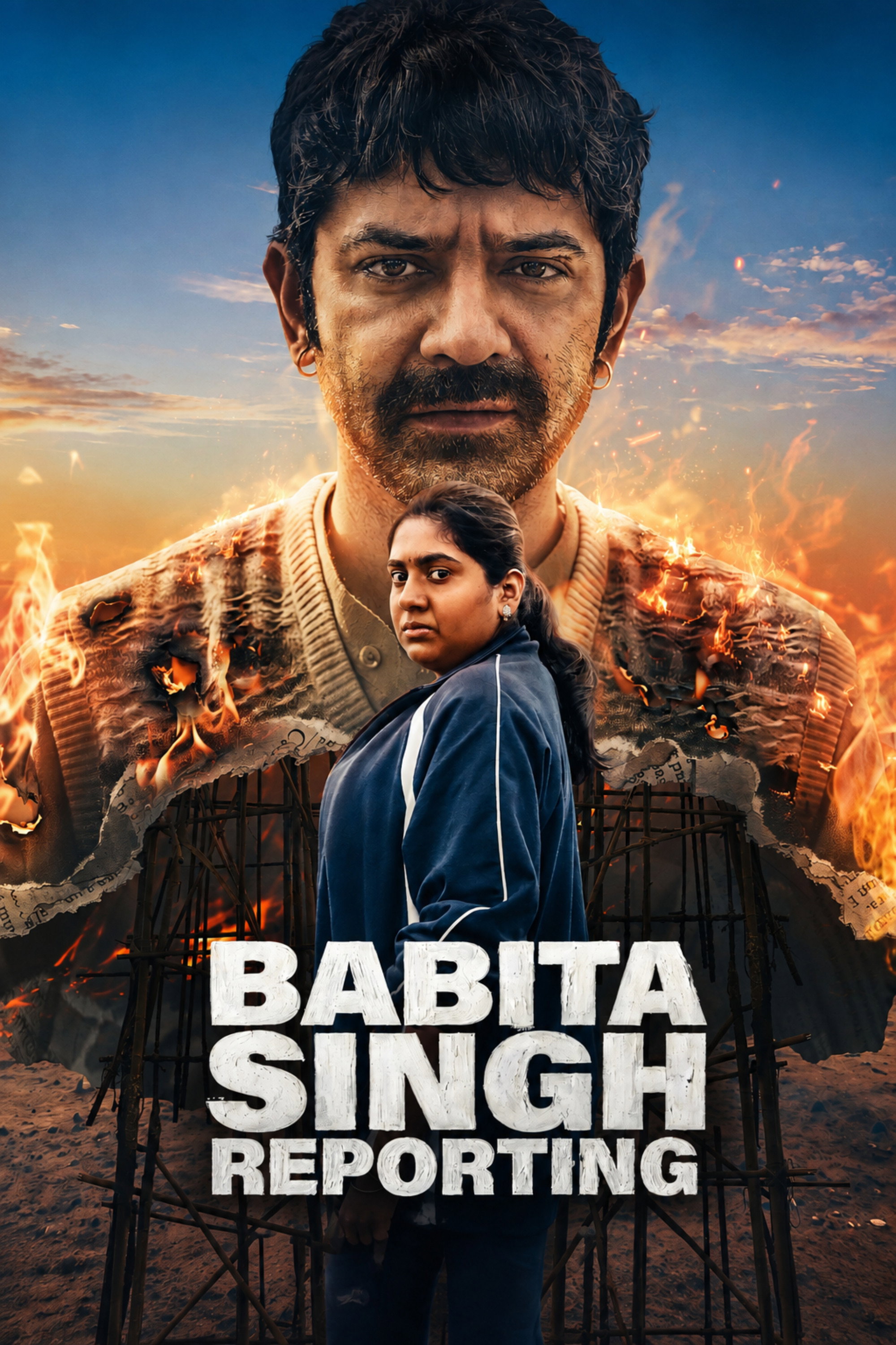 Babita Singh Reporting Hindi Dubbed Movie Poster (2026)